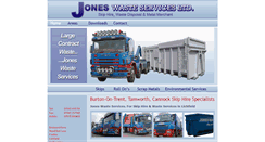 Desktop Screenshot of joneswasteservices.co.uk